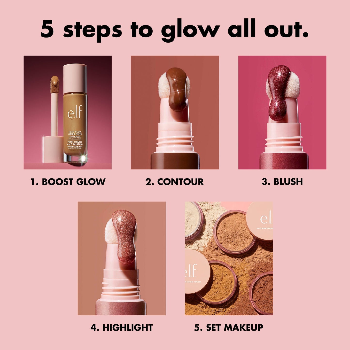 5 Steps Using Halo Glow Makeup Products to Glow All Out