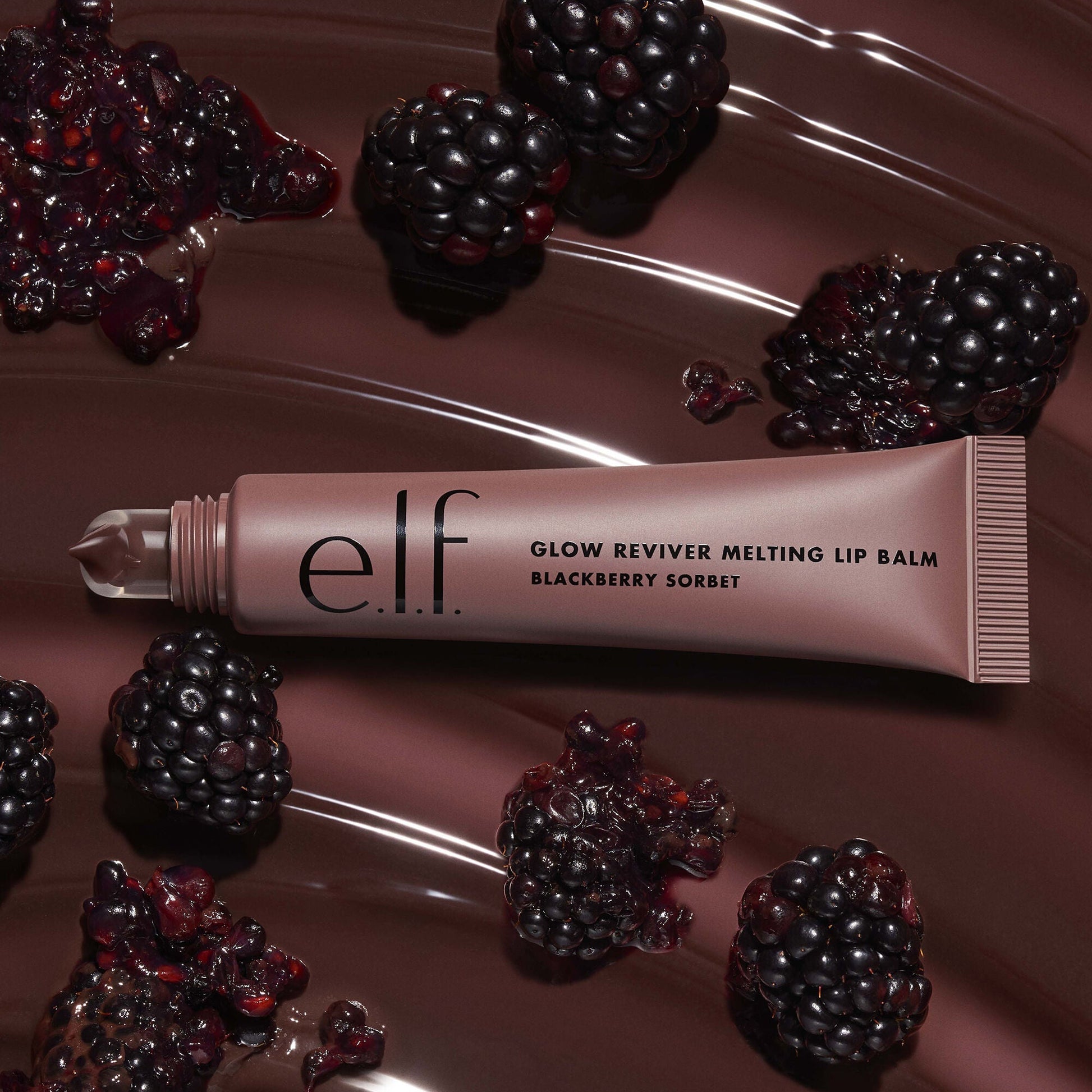 Glow Reviver Melting Lip Balm in a Blackberry Sorbet Shade