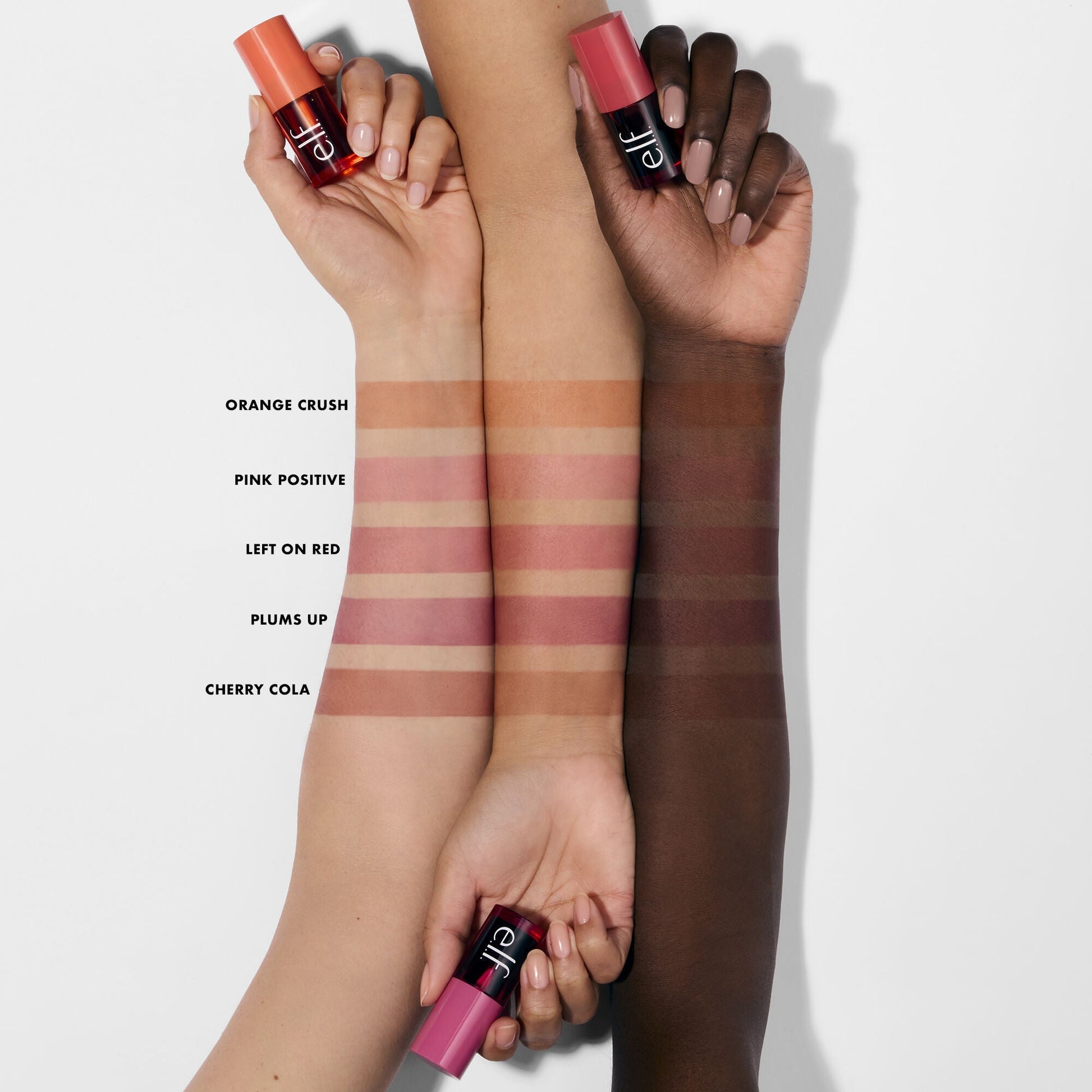 Sheer For It Blush Tint Shade Arm Swatches